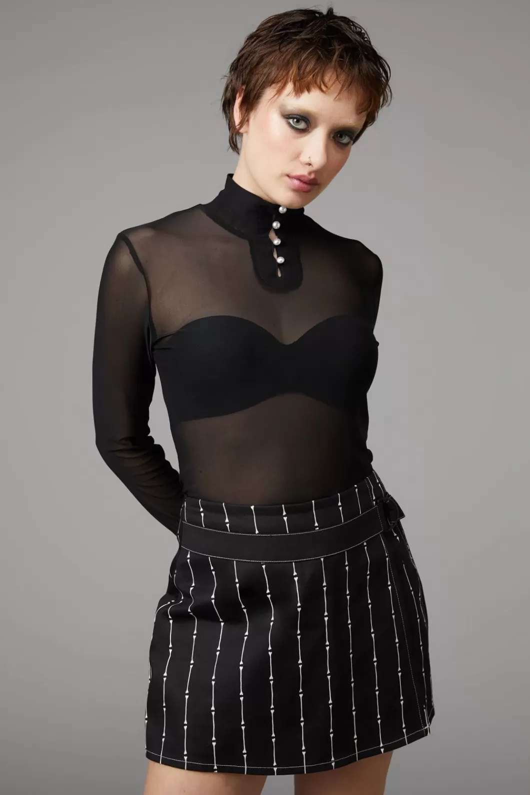 Blouses & Tops<Black Friday Pearly Button Top