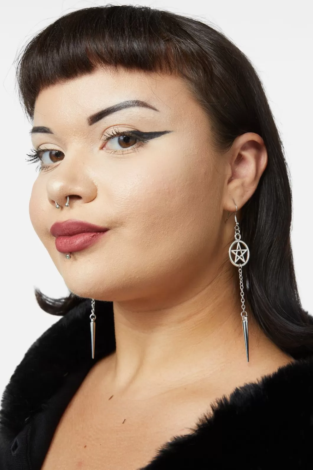 Jewellery<Dangerfield Pentagram Drop Earrings