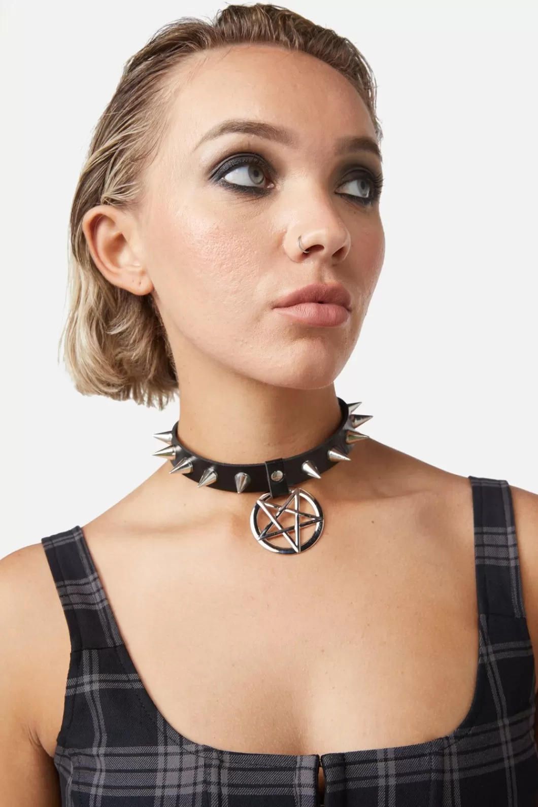 Jewellery<Dangerfield Pentagram Stud Choker