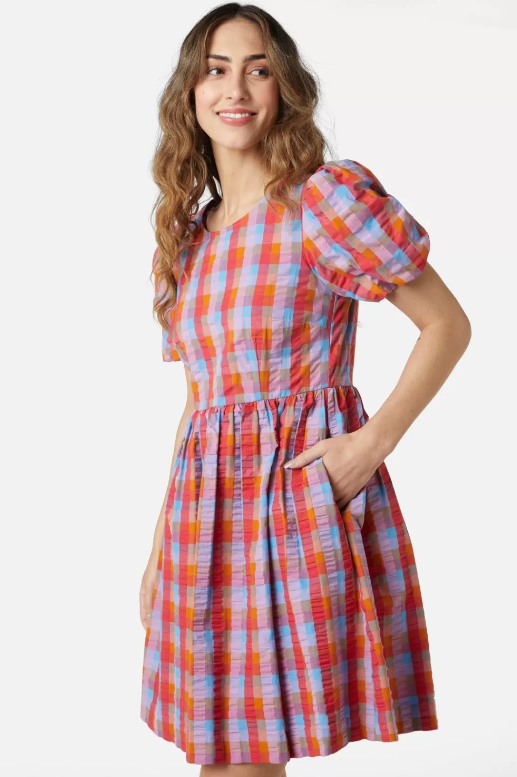 Dresses & Pinafores<Princess Highway Peppa Check Mini Dress