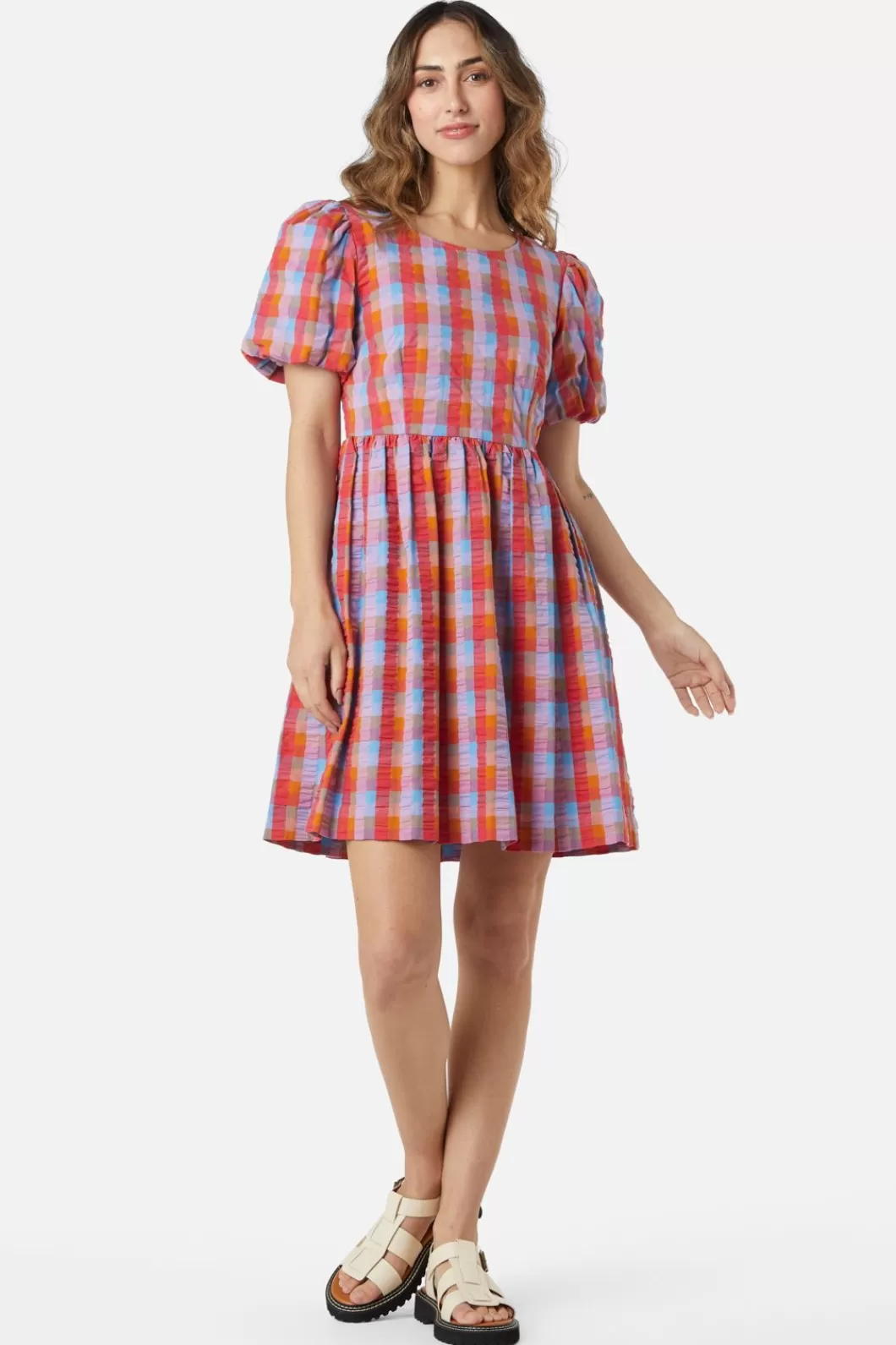 Dresses & Pinafores<Princess Highway Peppa Check Mini Dress