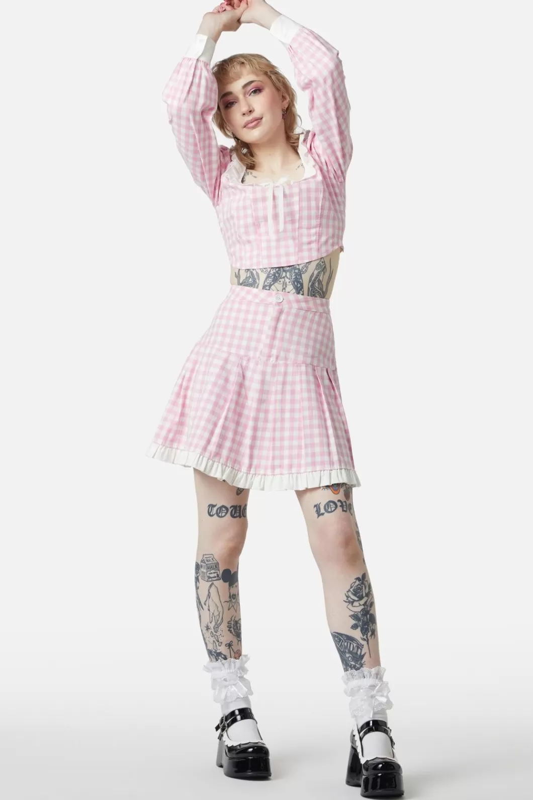 Skirts & Skorts<Dangerfield Picnic Party Pleated Skirt