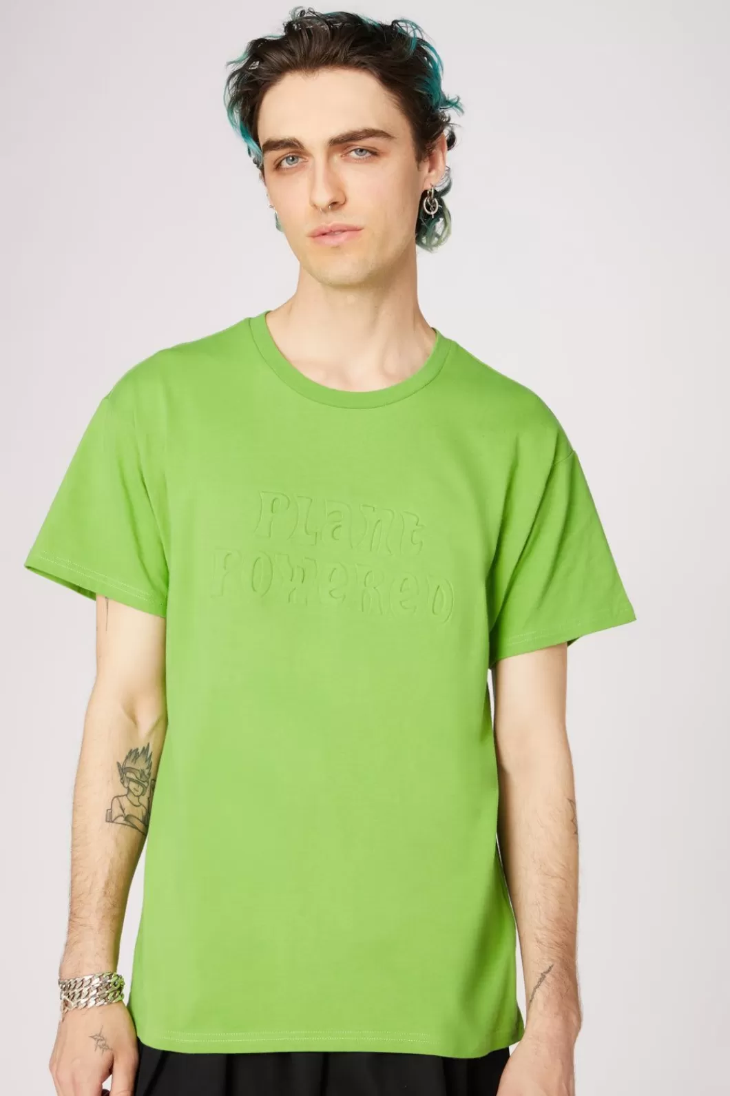 Shirts & Tees<Dangerfield Plant Embossed Cotton Tee