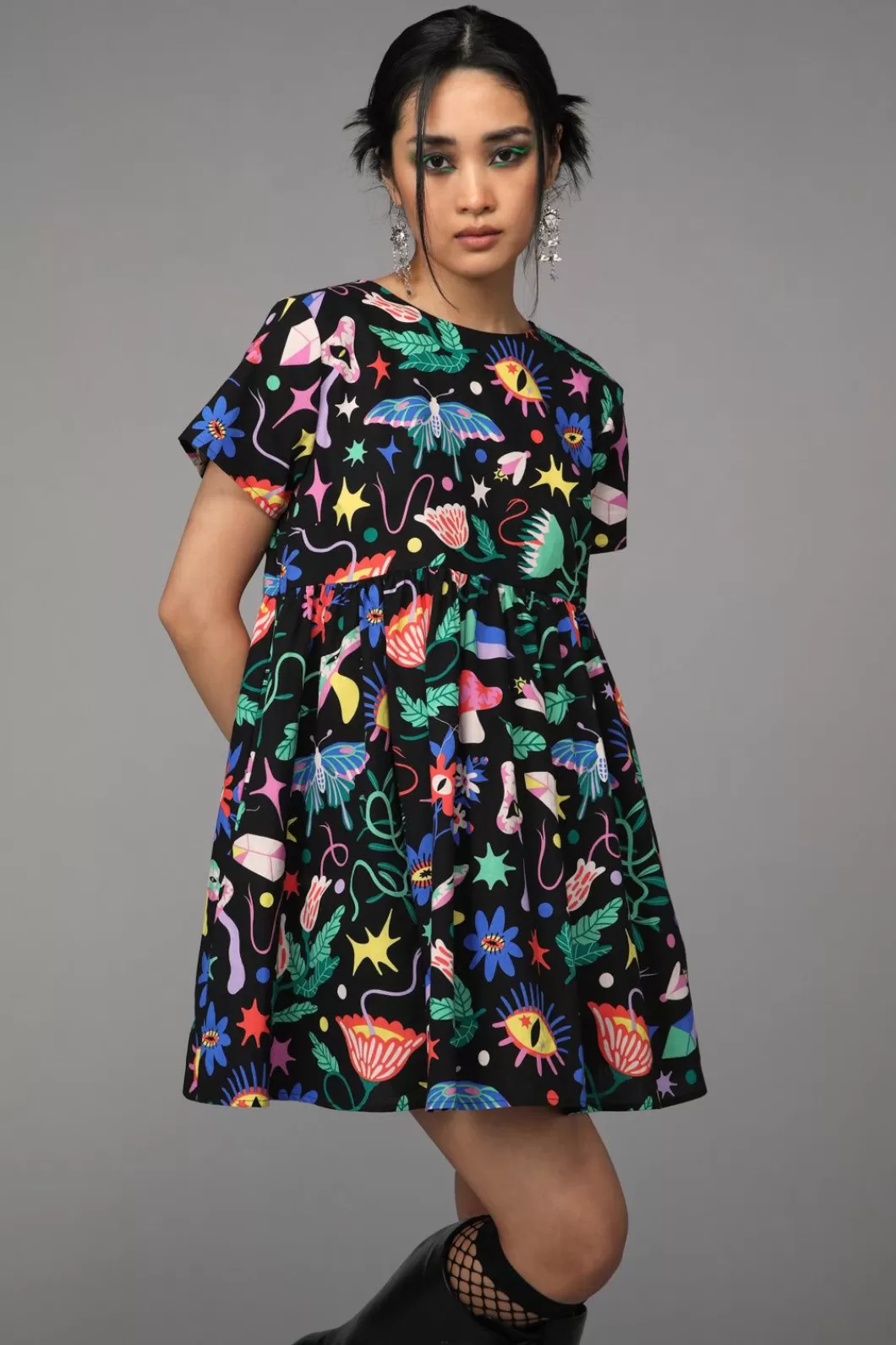 Dresses & Pinafores<Black Friday Plantistry Print Dress