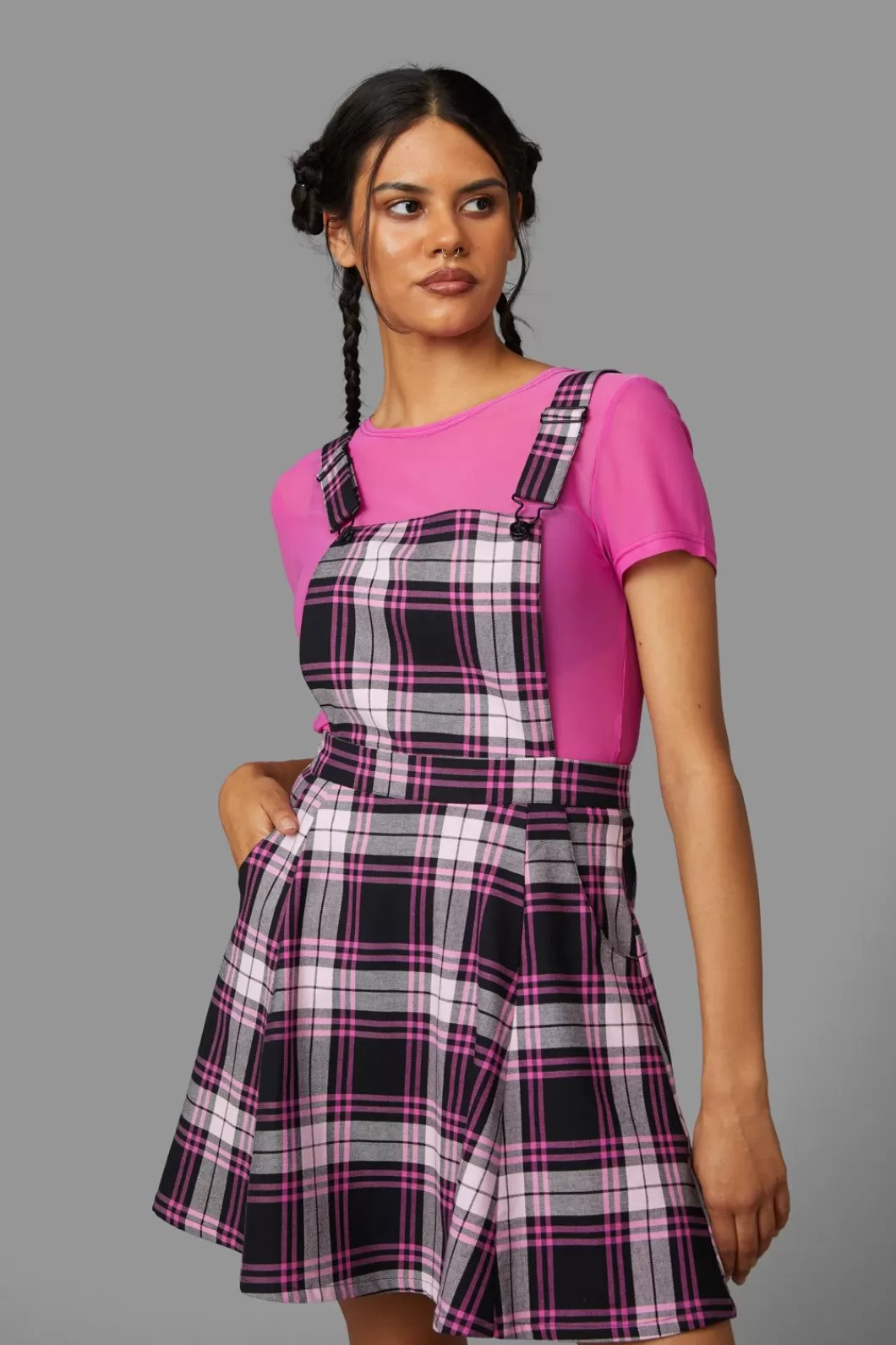 Dresses & Pinafores<Black Friday Posh Tartan Pinafore