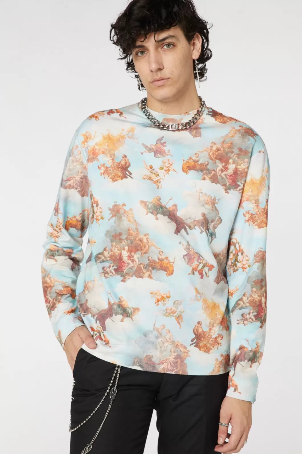 Jumpers & Knits<Dangerfield Printed Art Mural Sweater