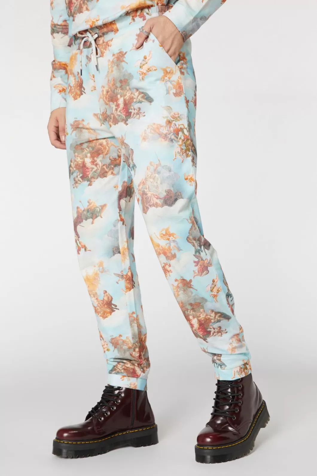 Pants & Shorts<Dangerfield Printed Art Mural Track Pant