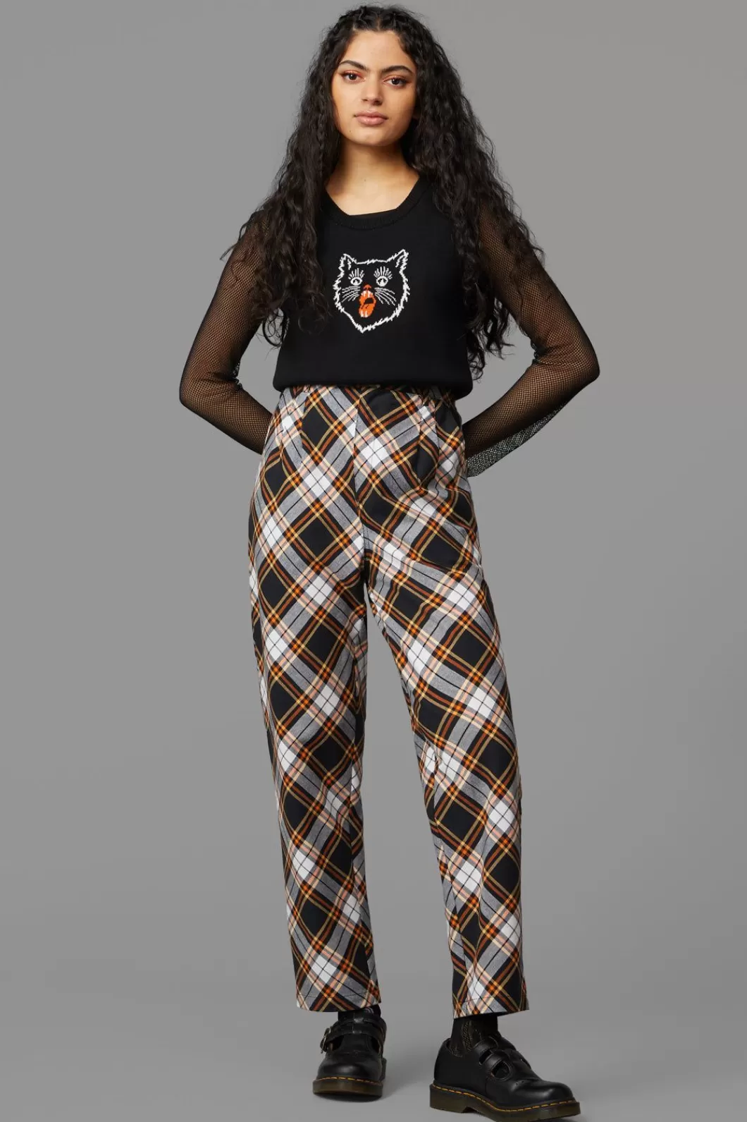 Pants & Jumpsuits<Black Friday Pumpkin Tartan Pant