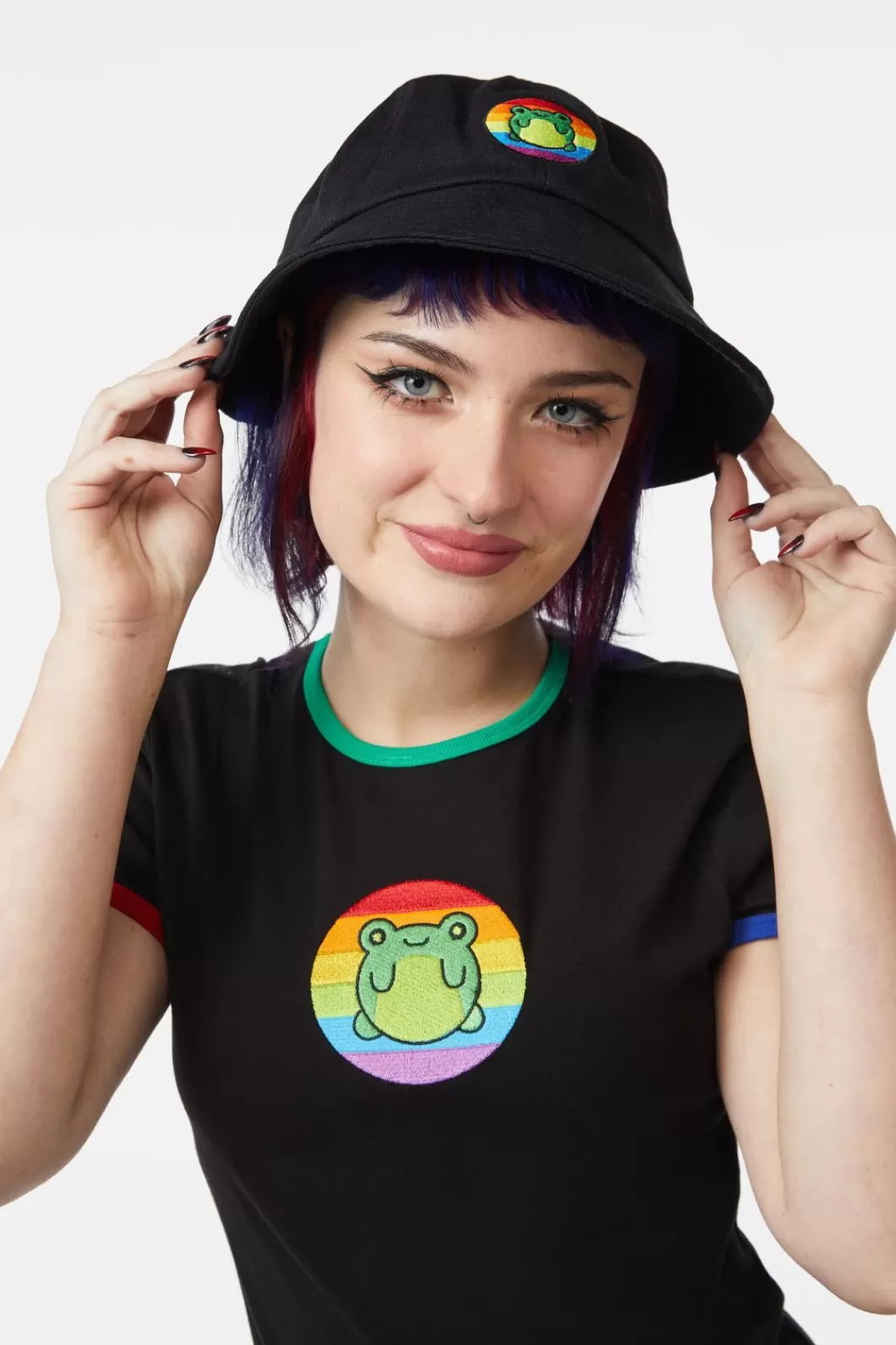 Hats<Dangerfield Rainbow Frog Hat