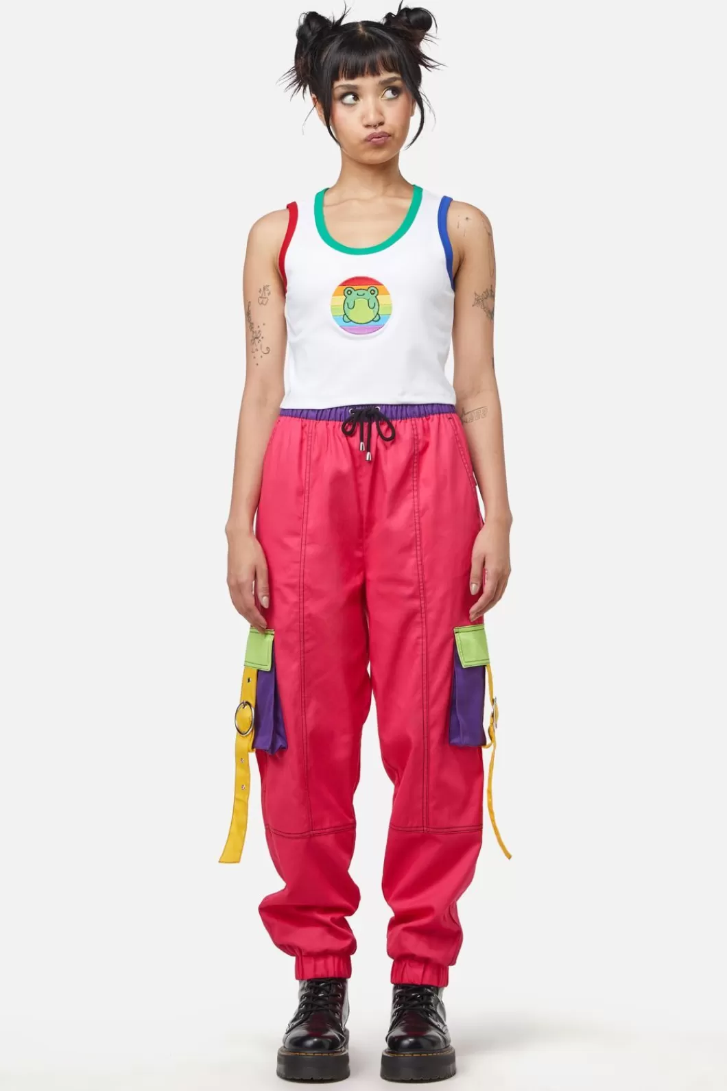 Blouses & Tops<Dangerfield Rainbow Frog Tank