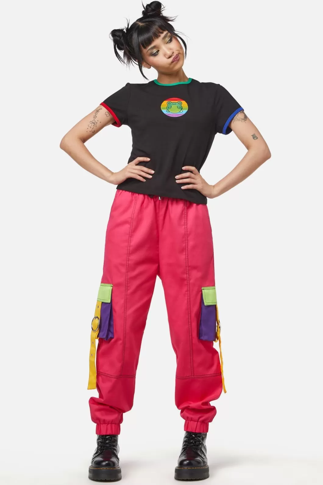 Blouses & Tops<Dangerfield Rainbow Frog Tee