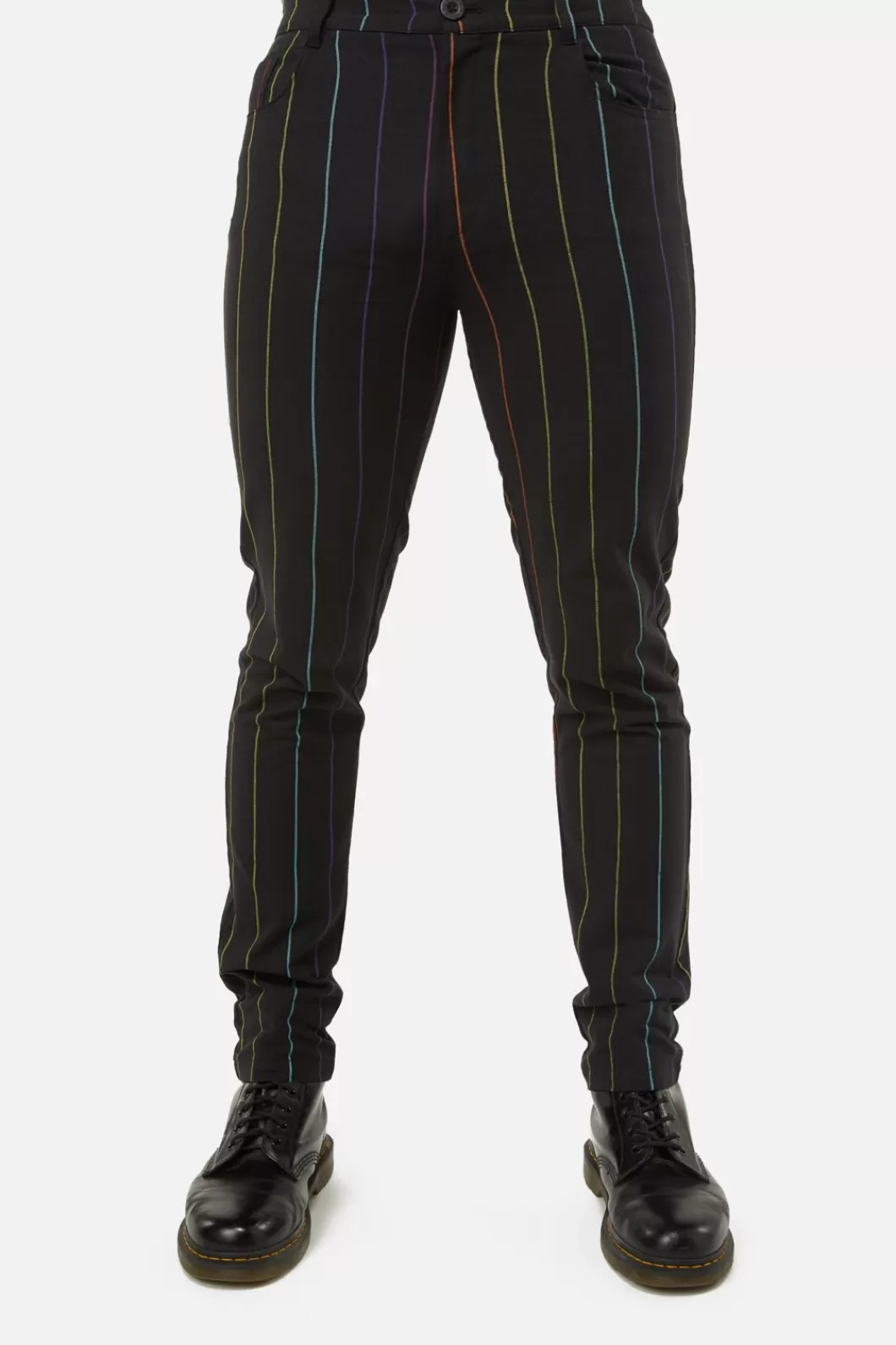 Pants & Shorts<Dangerfield Rainbow Pinstripe Skinny Pants