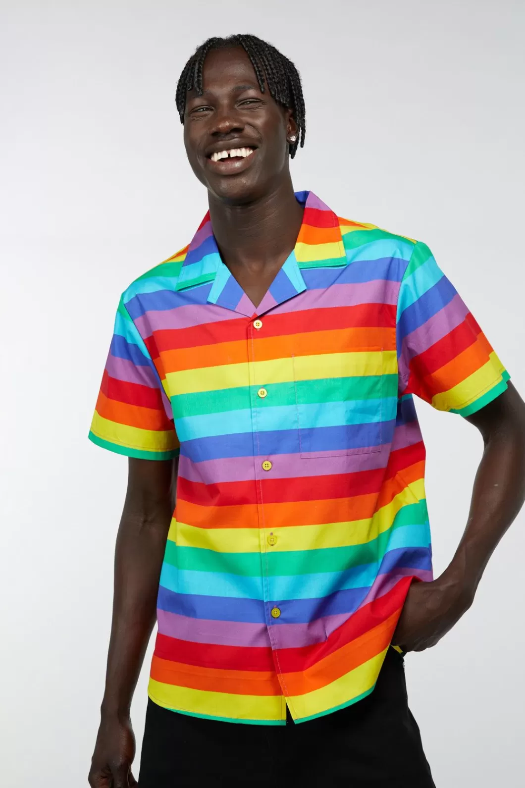 Shirts & Tees<Dangerfield Rainbow Short Sleeve Shirt