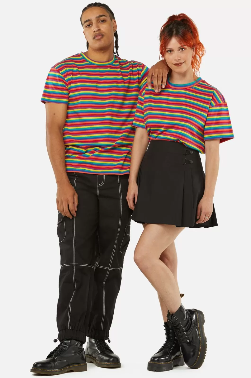 Shirts & Tees<Dangerfield Rainbow Yarndye Stripes Tee