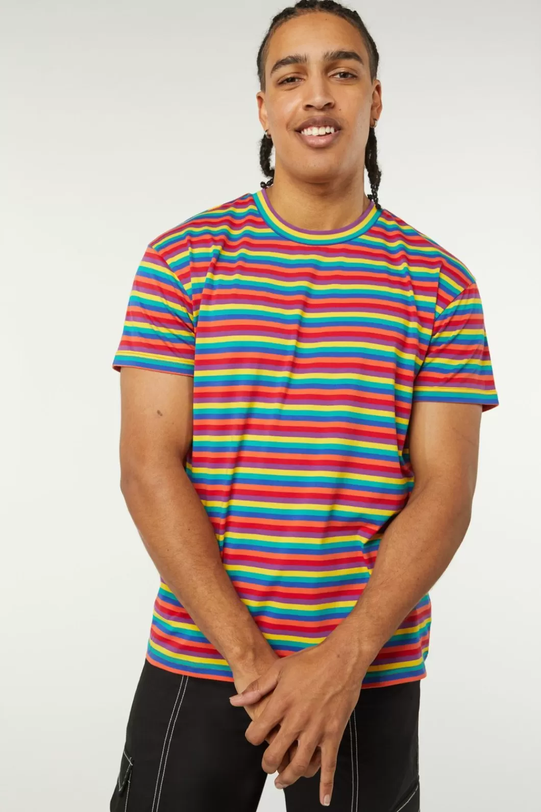 Shirts & Tees<Dangerfield Rainbow Yarndye Stripes Tee