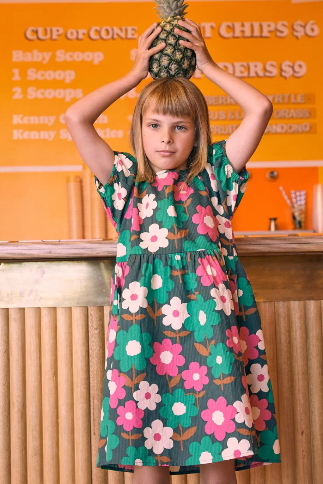 Dresses & Pinafores<Princess Highway Kids Renee Floral Kids Dress