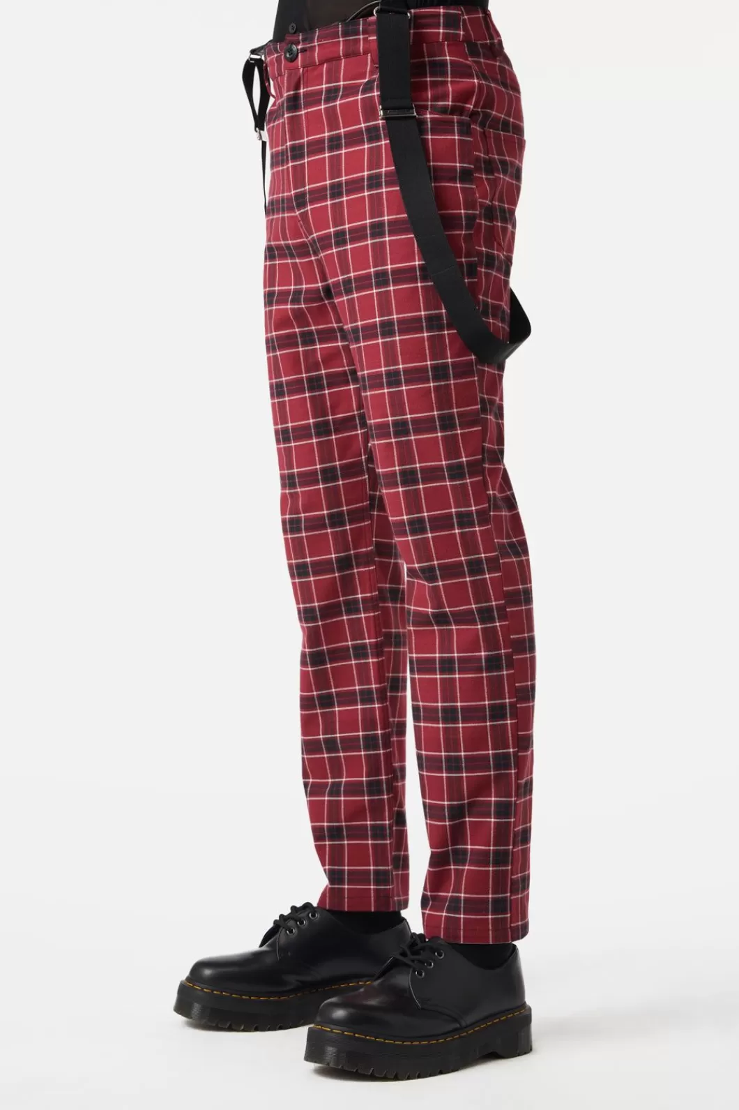 Pants & Shorts<Dangerfield Revenge Tartan Brace Trousers