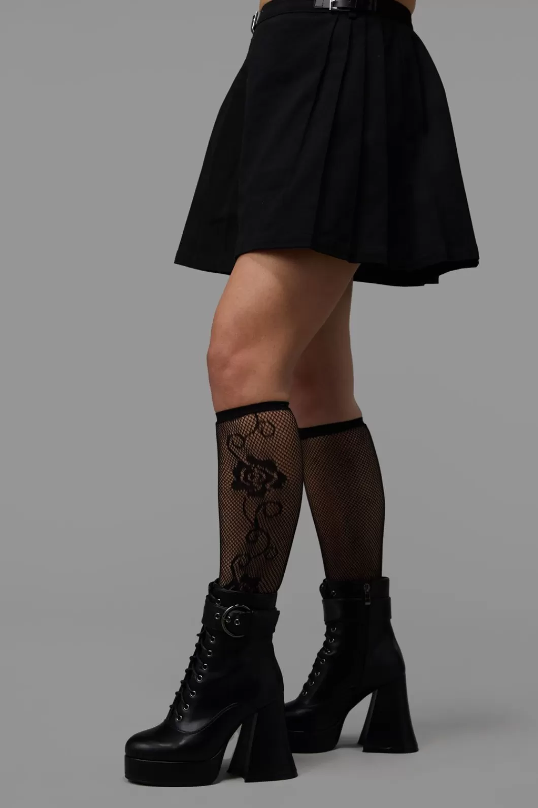 Socks & Tights<Black Friday Roses Fishnet Long Socks