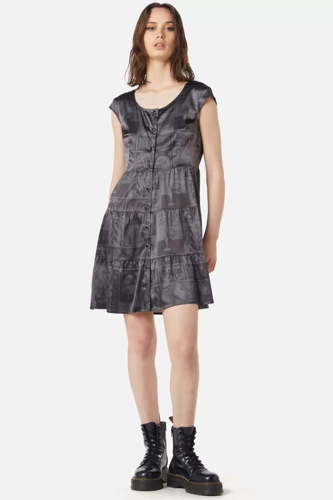 Dresses & Pinafores<Dangerfield Ruined Mansion Satin Brocade Dress