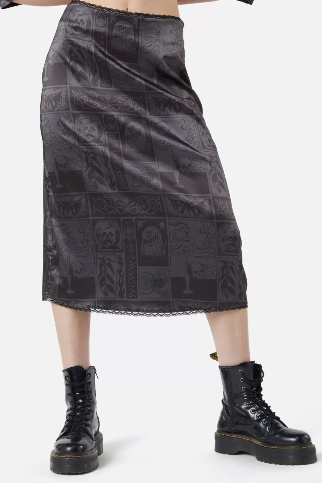 Skirts & Skorts<Dangerfield Ruined Mansion Satin Brocade Skirt