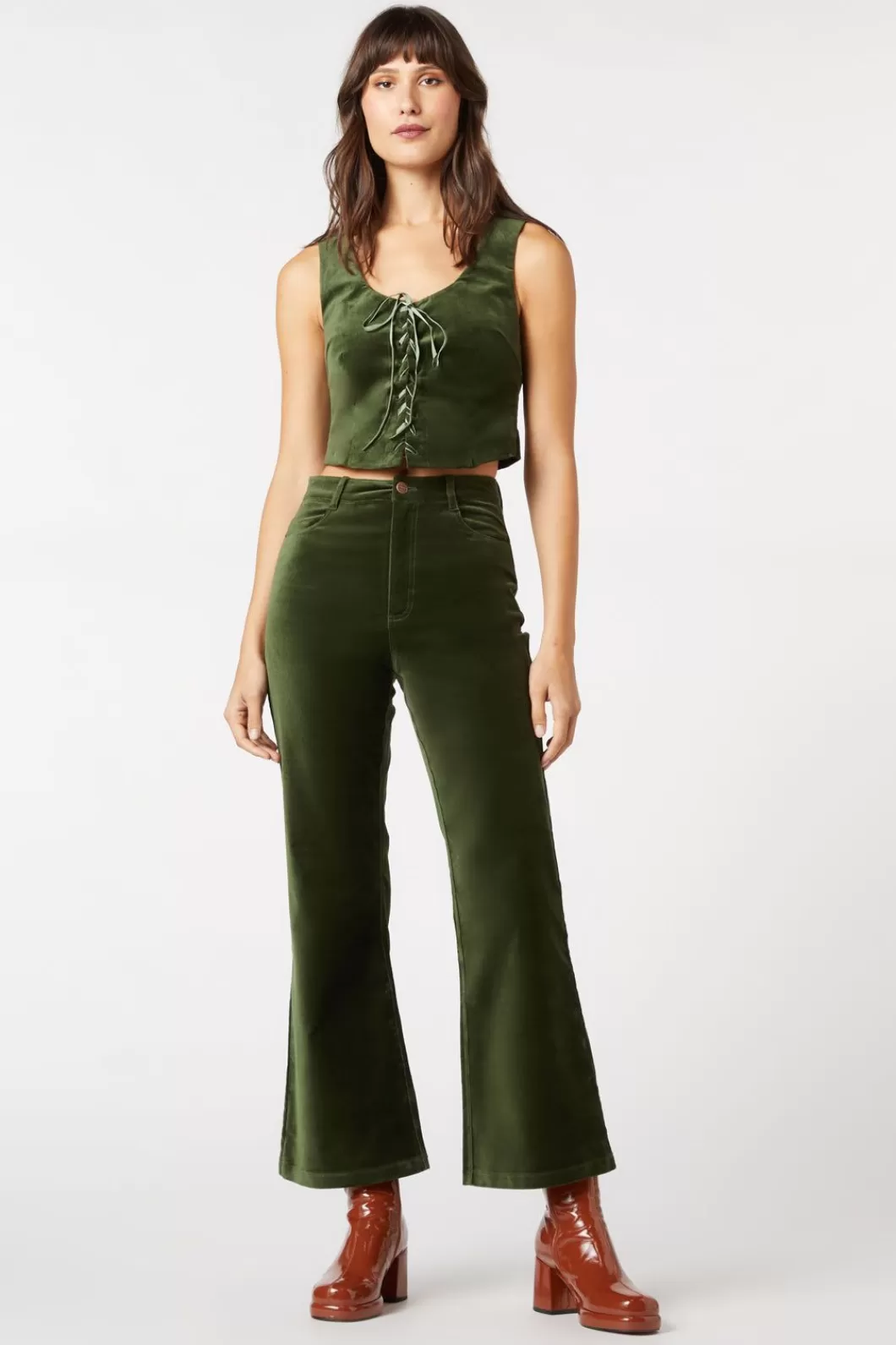 Pants & Jumpsuits<Princess Highway Sadie Velvet Flare Jean