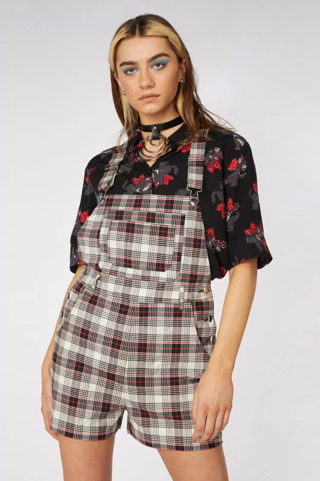 Dresses & Pinafores<Dangerfield Sass Tartan Overall