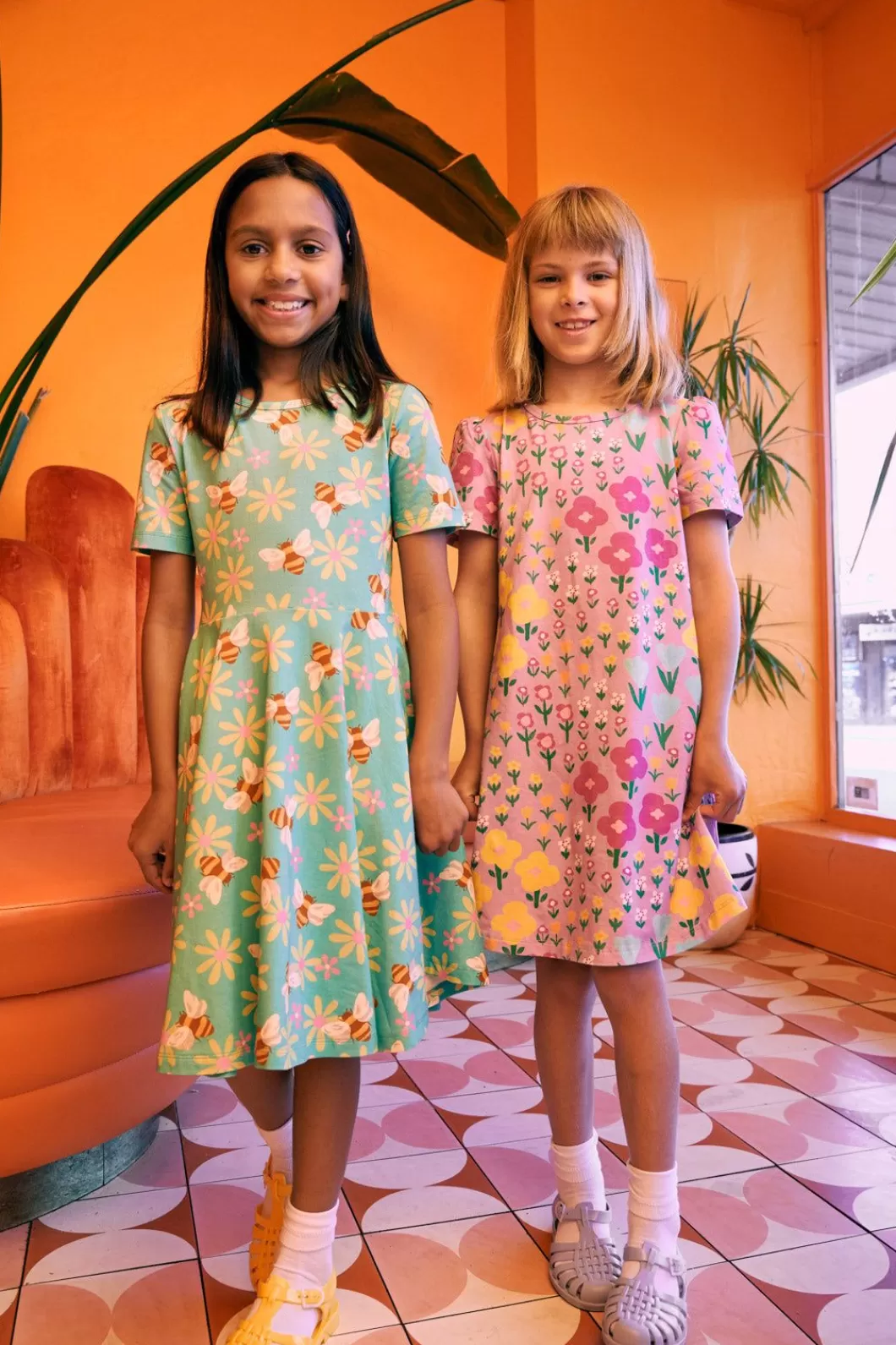 Dresses & Pinafores<Princess Highway Kids Scandi Flower Kids Jersey Dress