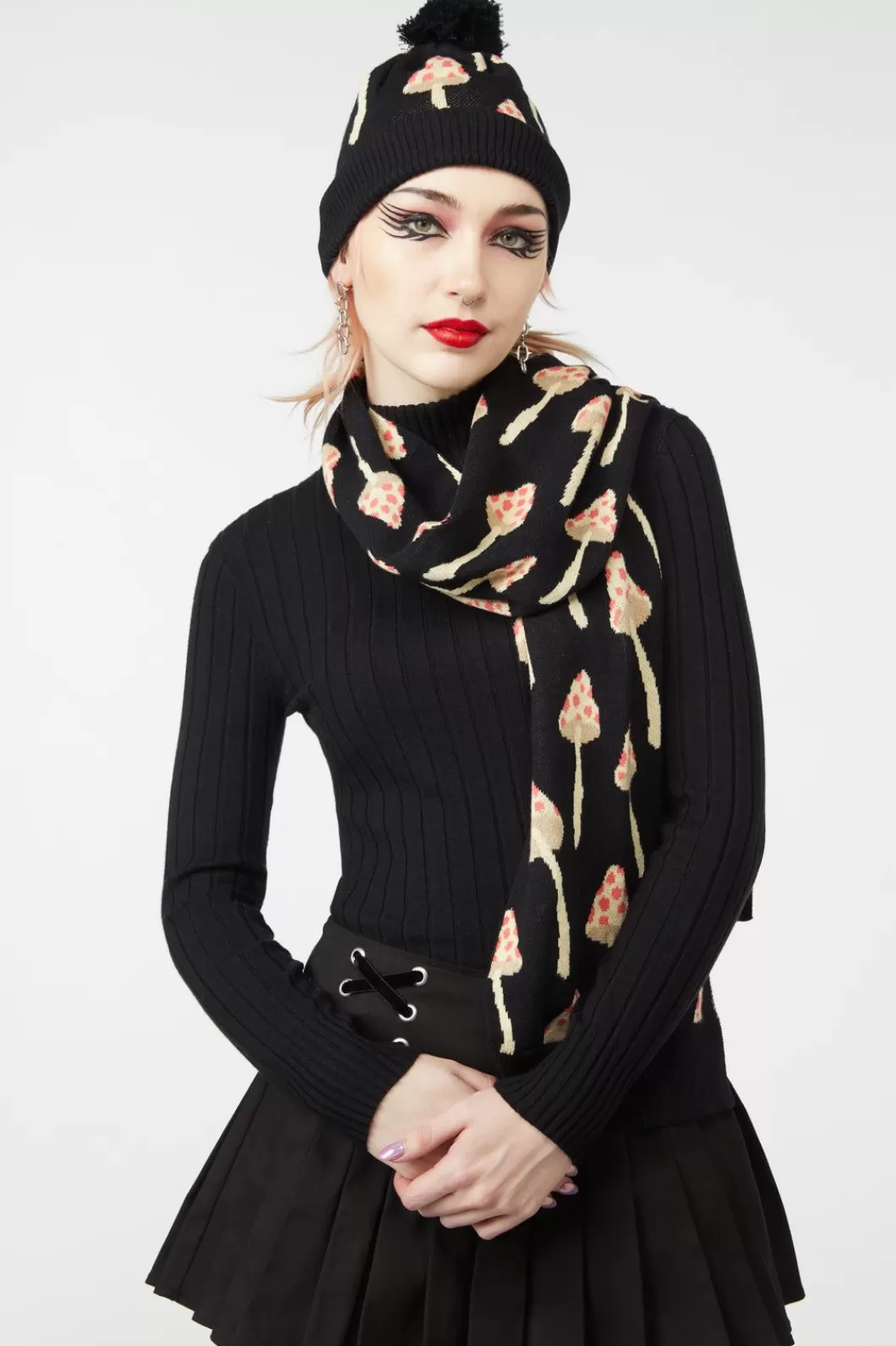 Scarves & Bandanas<Dangerfield Shroom Knit Scarf