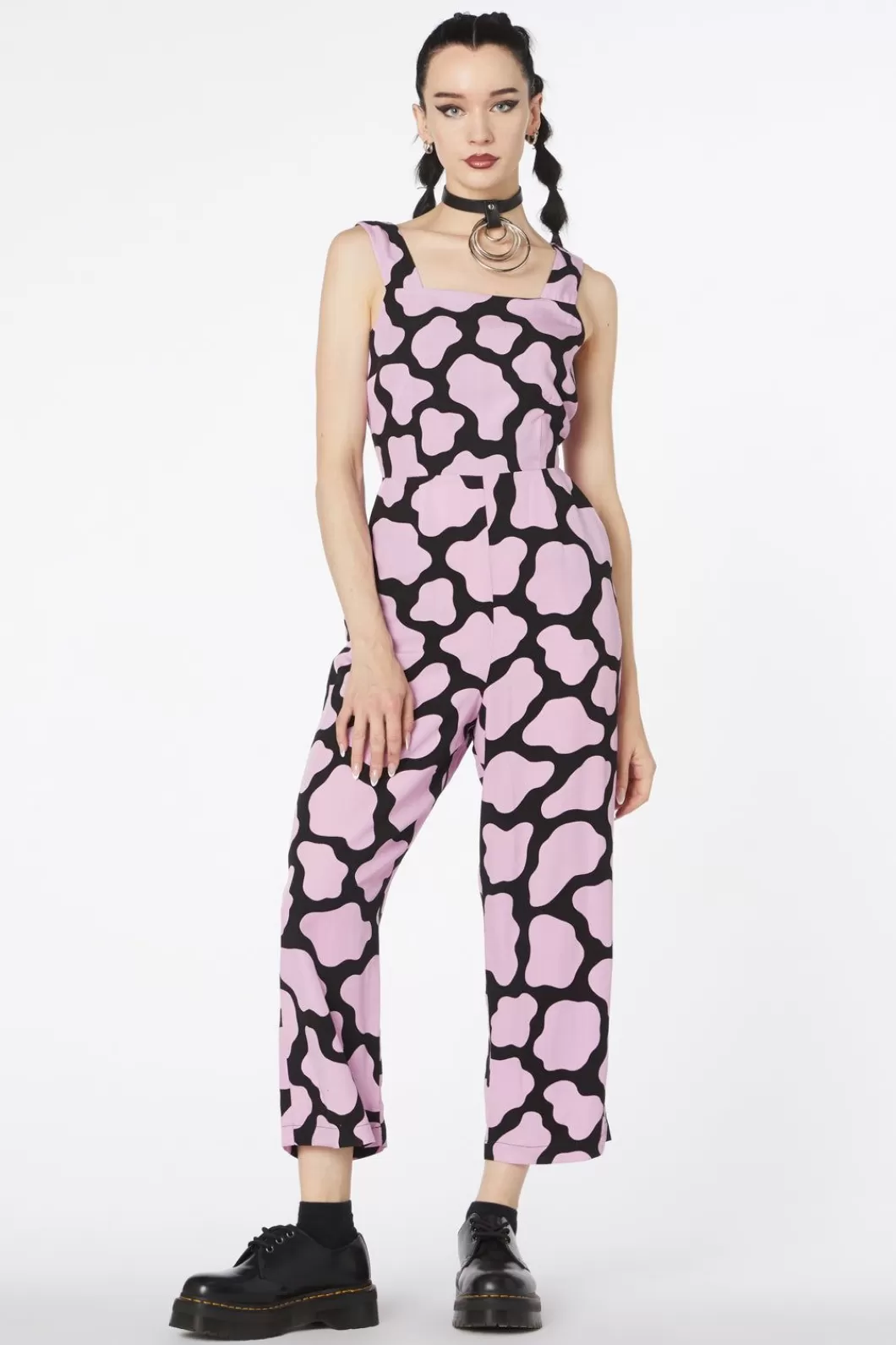 Dresses & Pinafores<Dangerfield Skip Geo Wide Leg Jumpsuit