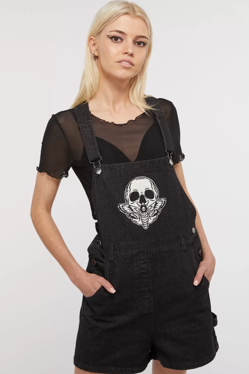 Pants & Jumpsuits<Dangerfield Skull Pocket Overalls