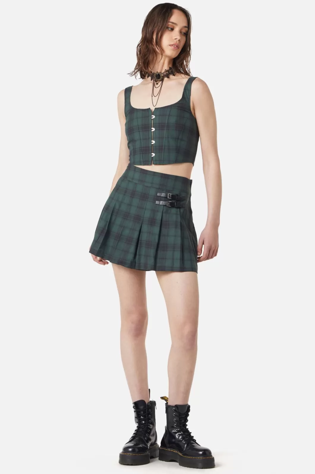 Skirts & Skorts<Dangerfield Social Class Tartan Skort