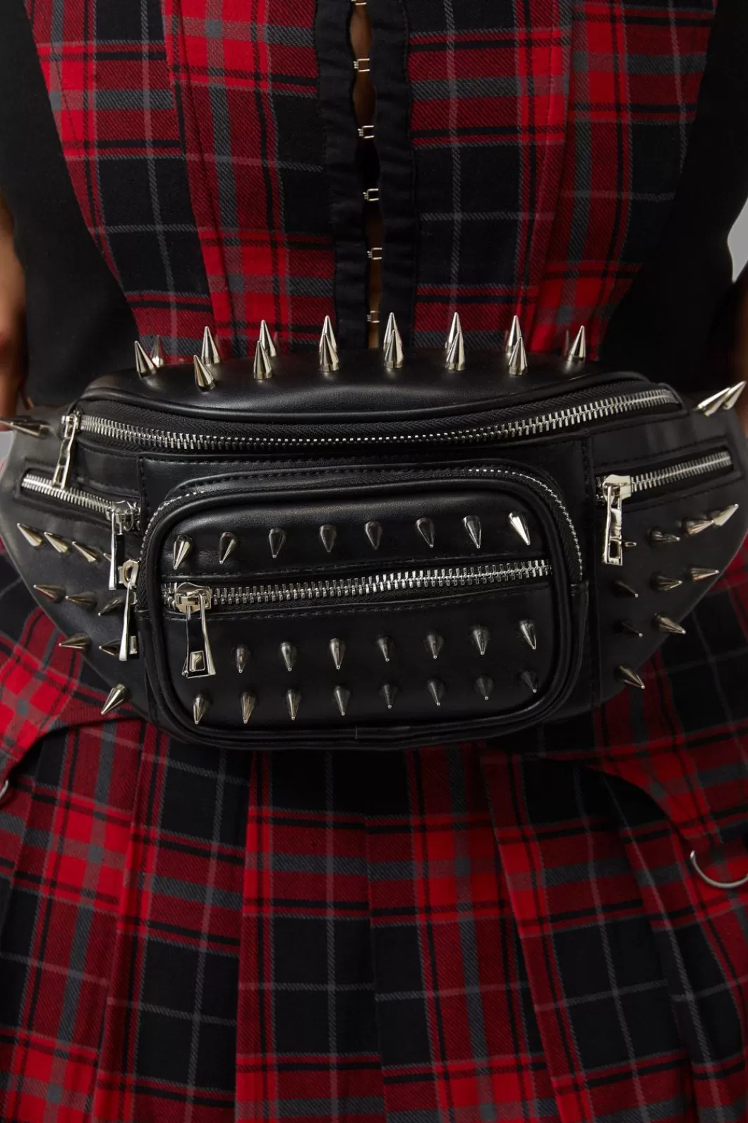 Bags<Black Friday Spiked Cross Body Bag