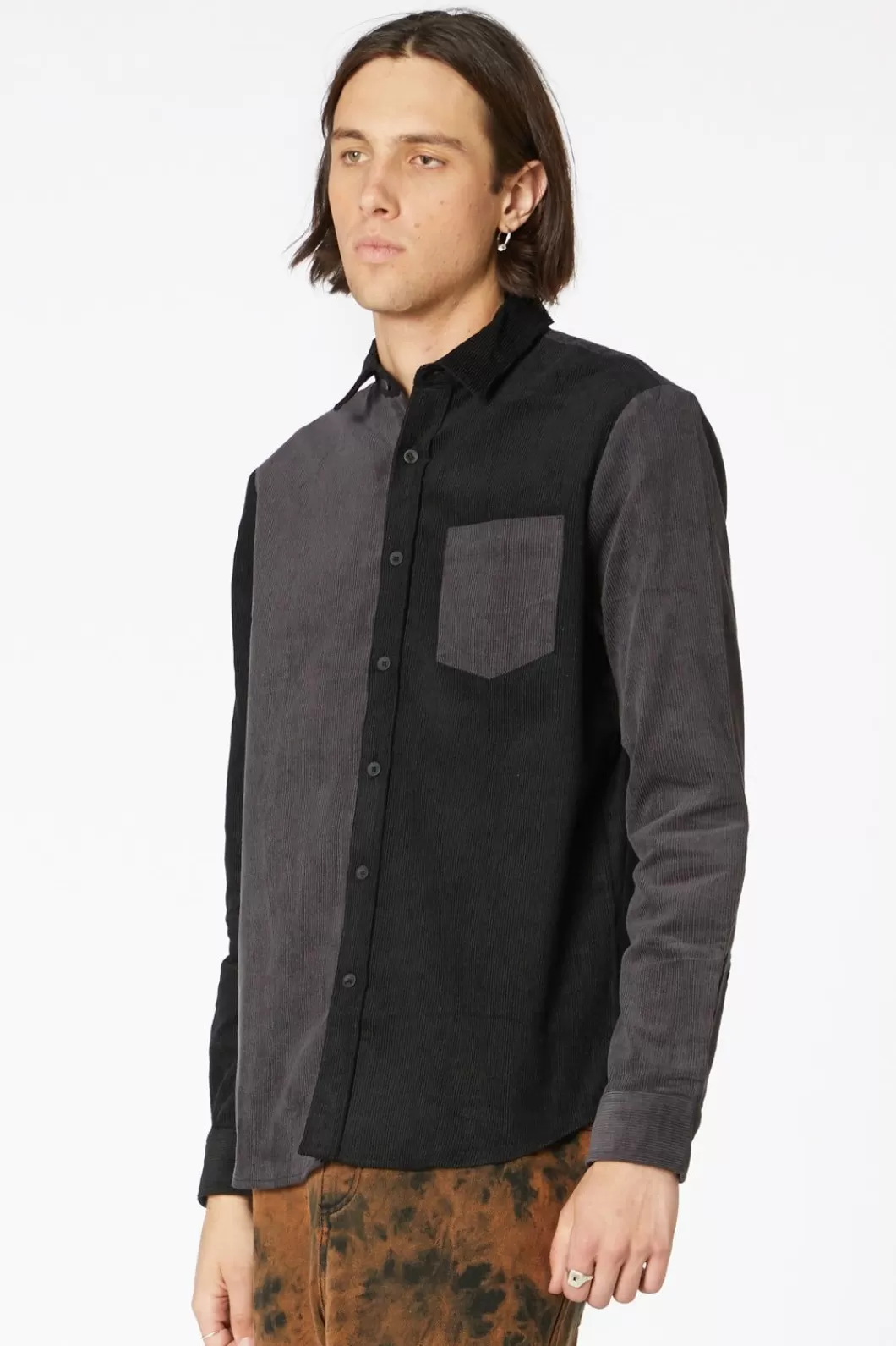 Shirts & Tees<Dangerfield Split Cord Long Sleeve Shirt