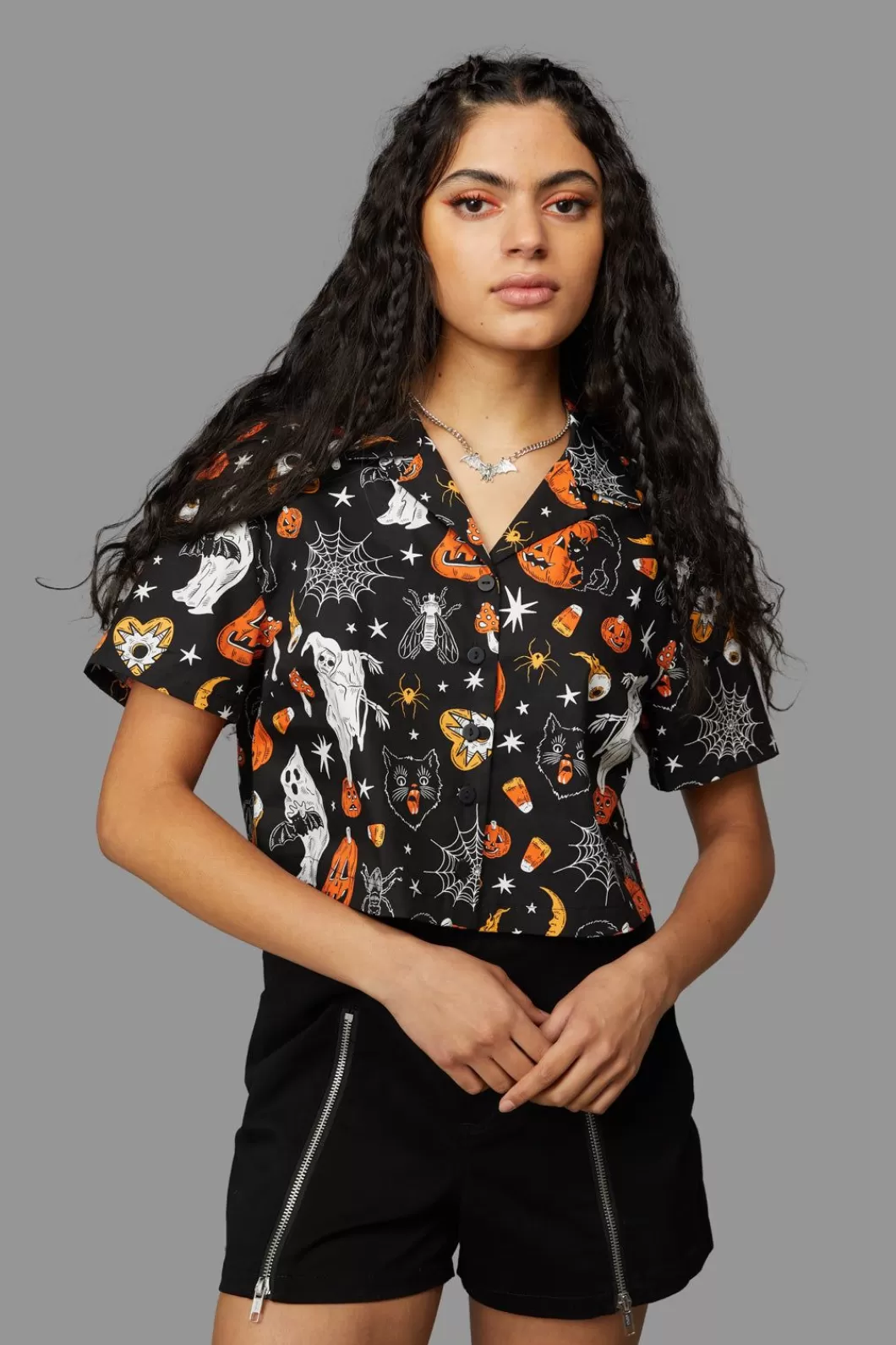 Blouses & Tops<Black Friday Spooky Season Blouse