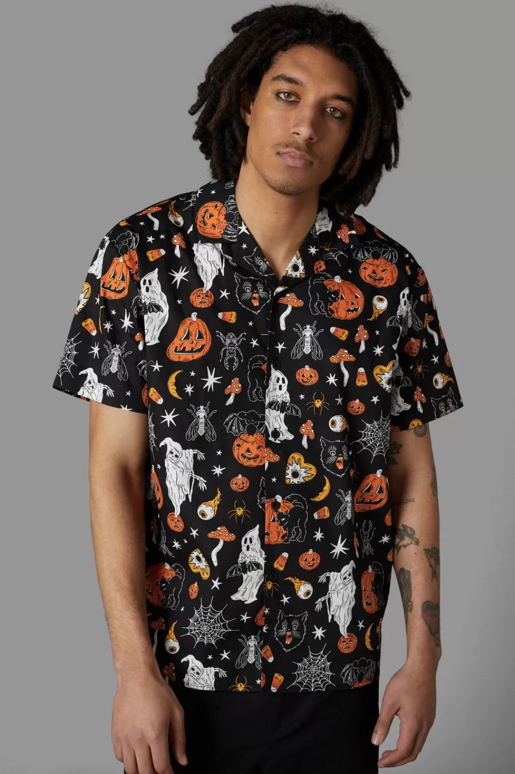 Shirts & Tees<Black Friday Spooky Season Short Sleeve Shirt