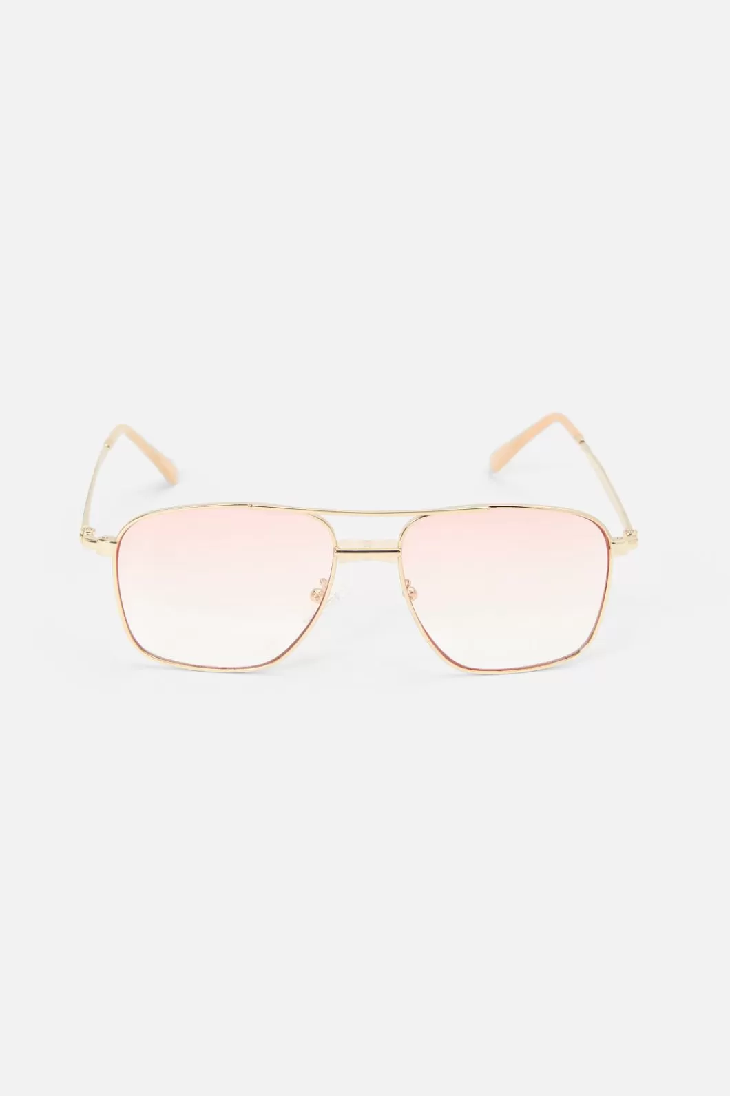 Sunglasses & Eyewear<Princess Highway Square Lens Aviator Sunglasses