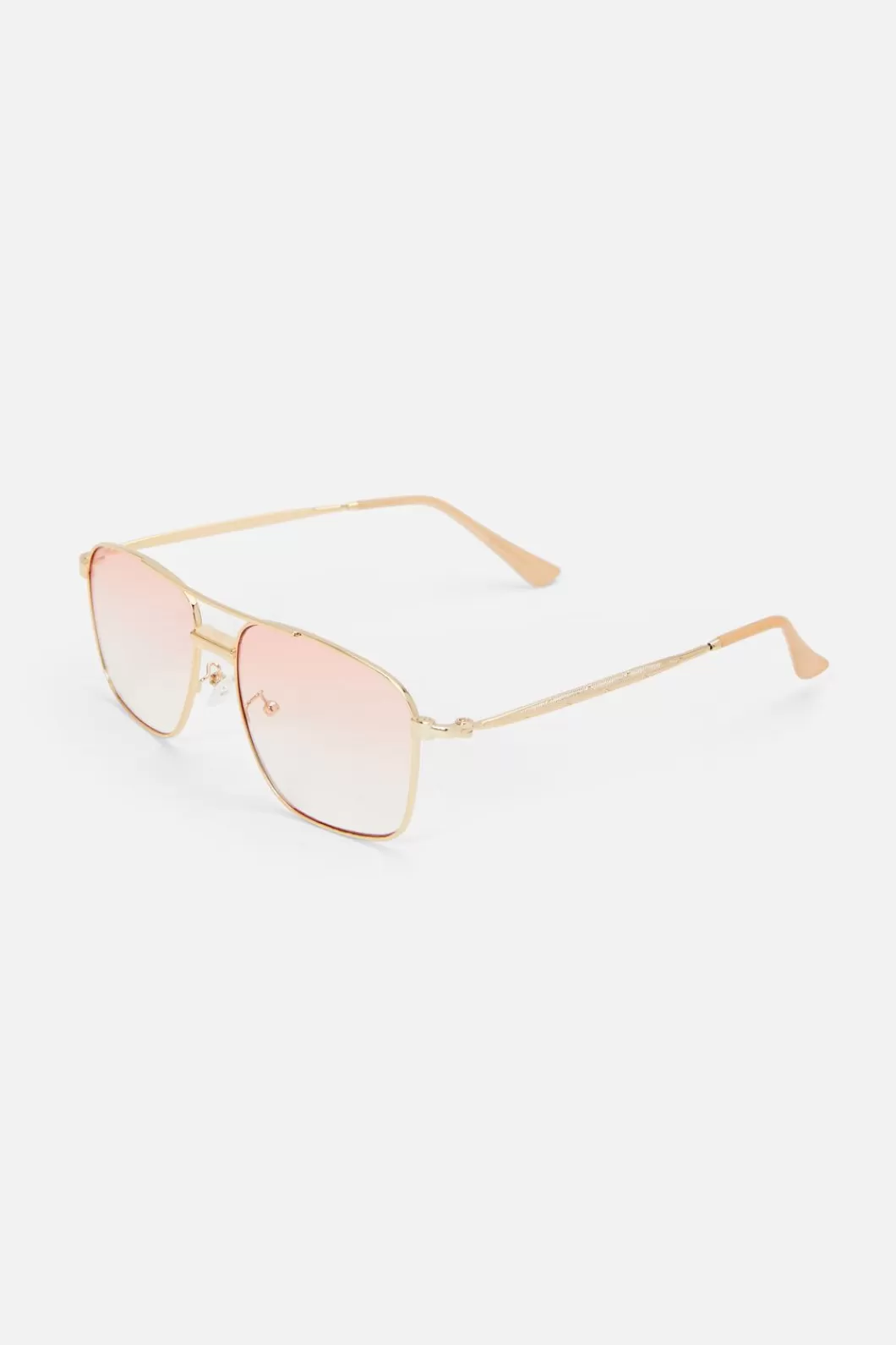 Sunglasses & Eyewear<Princess Highway Square Lens Aviator Sunglasses