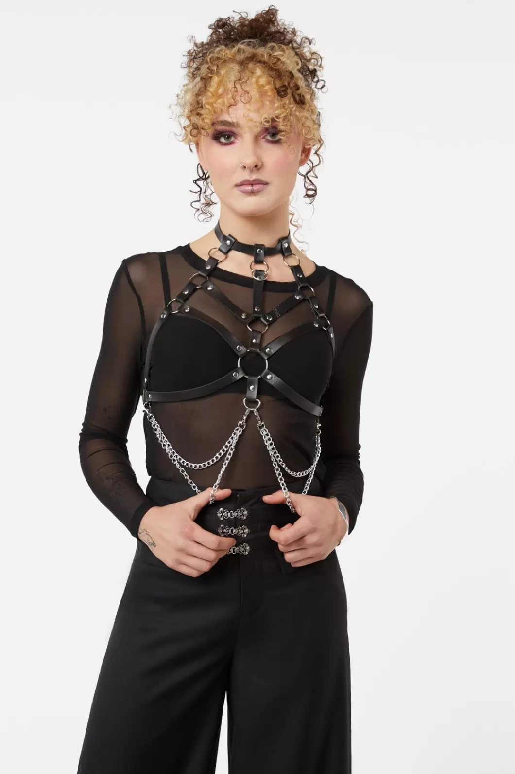 Belts & Harnesses<Dangerfield Strappy Chain Harness