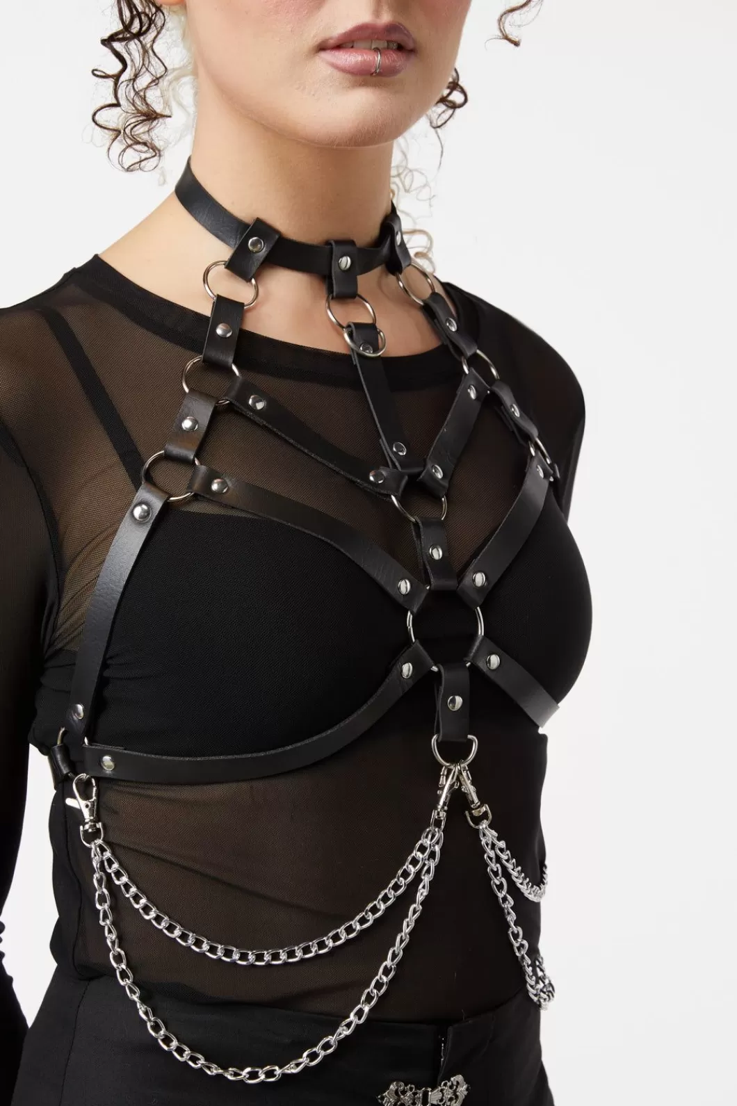 Belts & Harnesses<Dangerfield Strappy Chain Harness