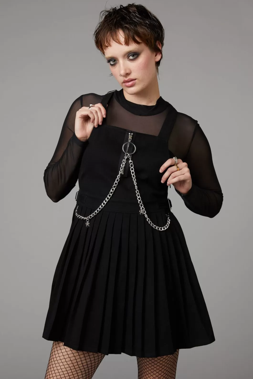 Dresses & Pinafores<Black Friday Strings Gothic Pinafore