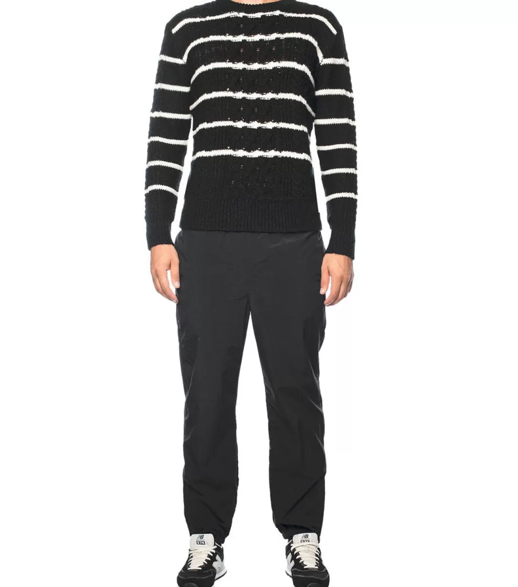 Jumpers & Knits<Dangerfield Striped Cable Jumper