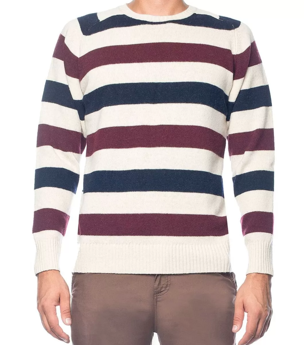 Jumpers & Knits<Dangerfield Stripey Raglan Jumper