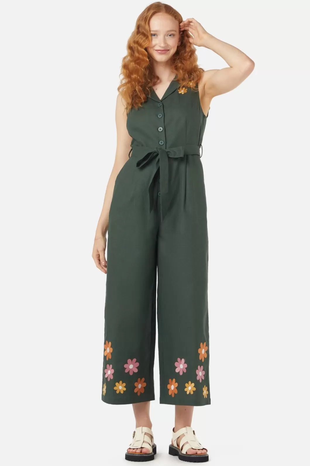 Pants & Jumpsuits<Princess Highway Sunny Retro Emb Jumpsuit