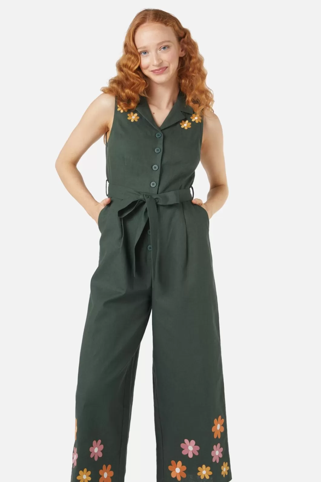 Pants & Jumpsuits<Princess Highway Sunny Retro Emb Jumpsuit