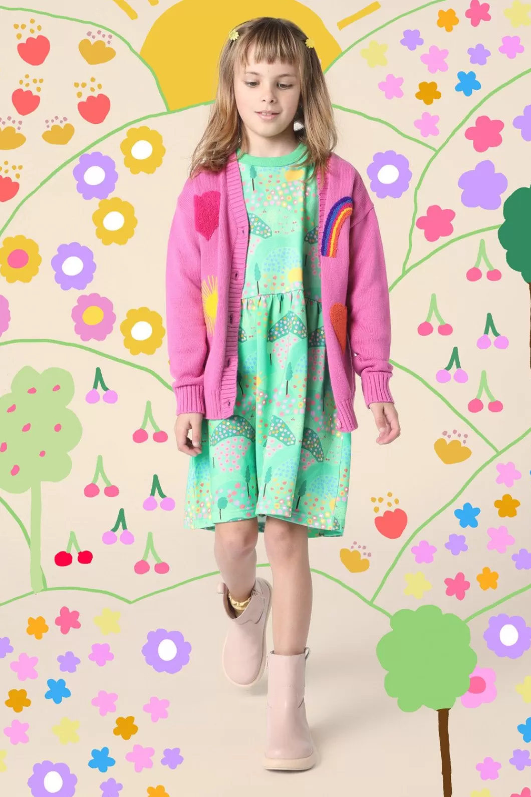 Dresses & Pinafores<Princess Highway Kids Sunny Side Kids Sweater Dress