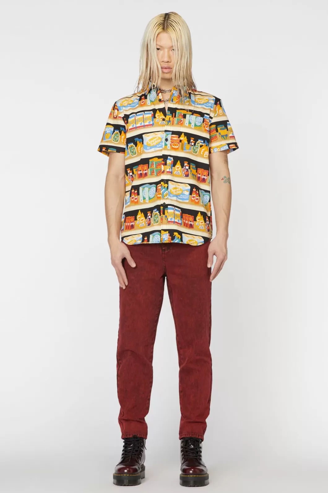 Shirts & Tees<Dangerfield Supermarket Print Shirt