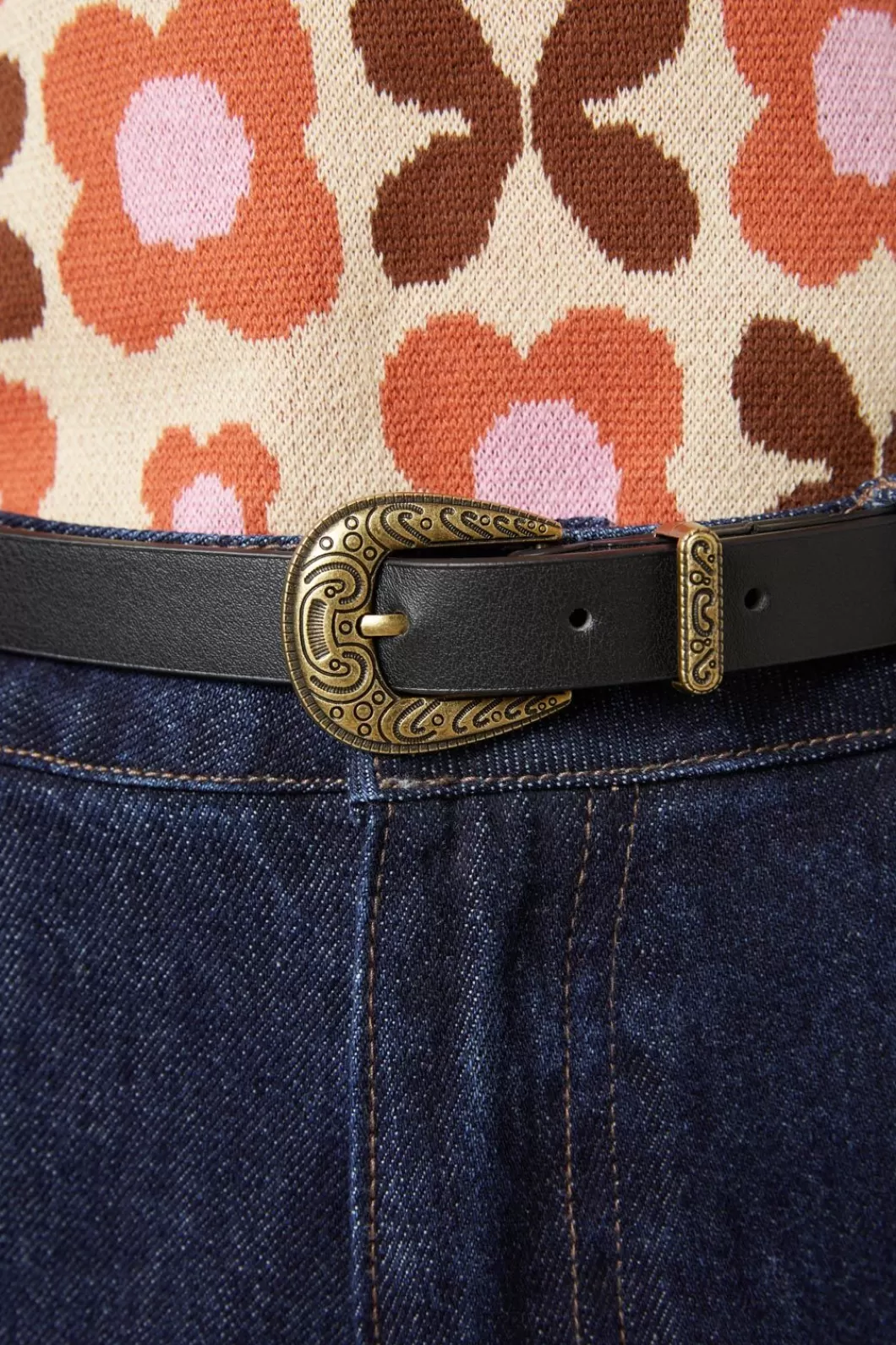 Belts & Harnesses<Princess Highway Swirls Buckle Belt