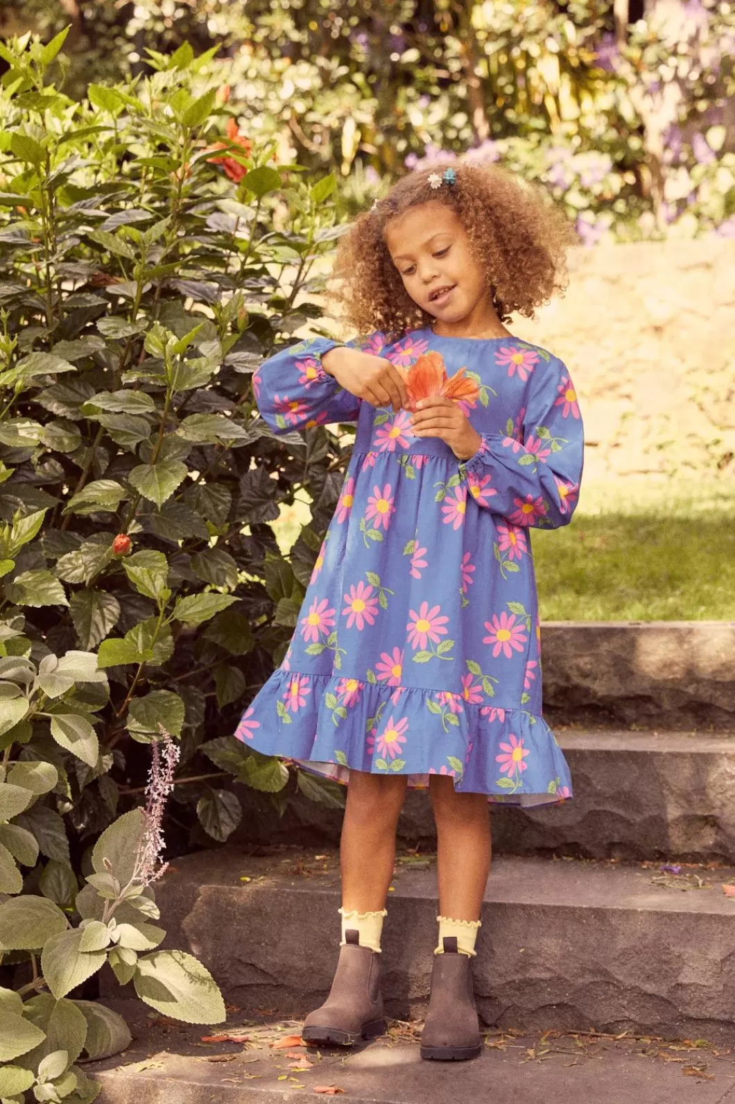 Dresses & Pinafores<Princess Highway Kids Swirly Daisy Kids Dress