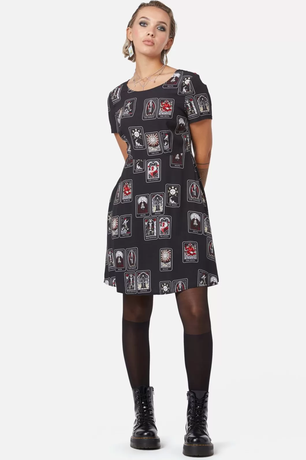 Dresses & Pinafores<Dangerfield Tarot Spread Print Dress