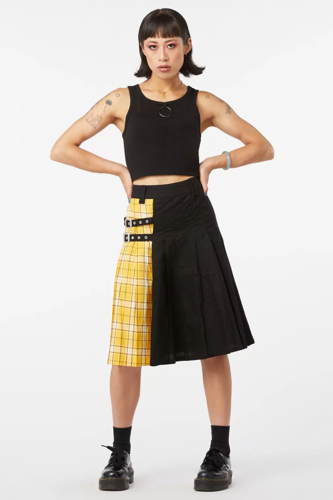 Pants & Shorts<Dangerfield Tartan Mood Unisex Skirt